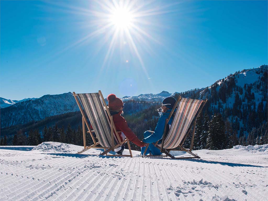 Genussmomente in der Wintersonne